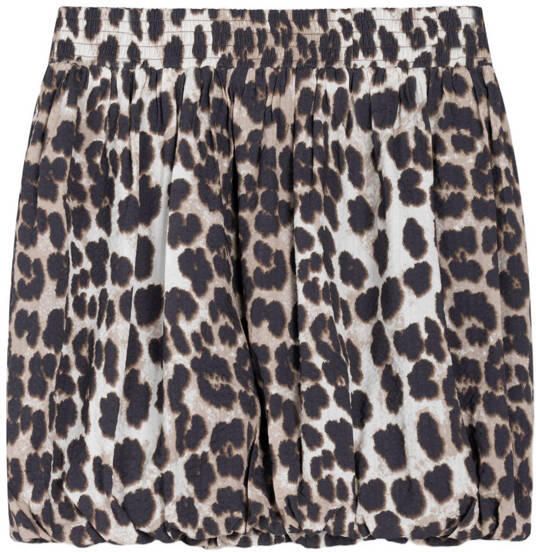 ALIX THE LABEL Dames Rokken Ladies Woven Animal Ballon Skirt Multi - Foto 7