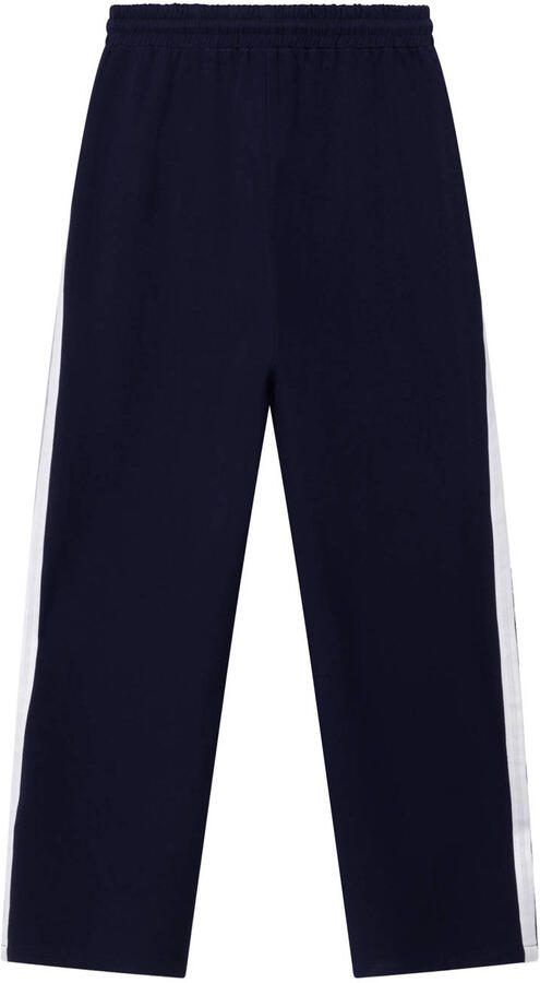 Alix the Label straight high waist broek donkerblauw
