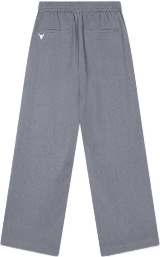 Alix the Label straight regular waist broek grijs - Foto 5