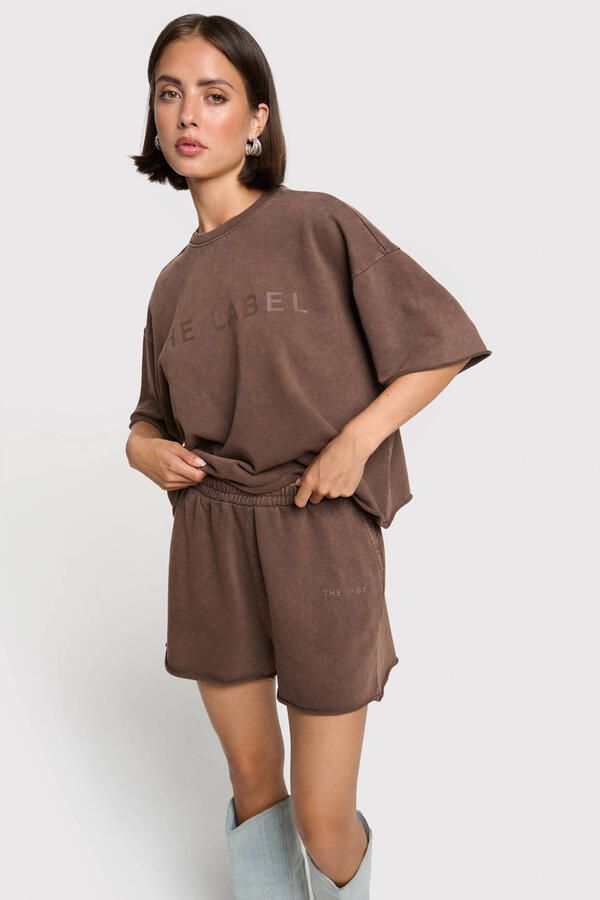 Alix the Label straight regular waist casual short bruin