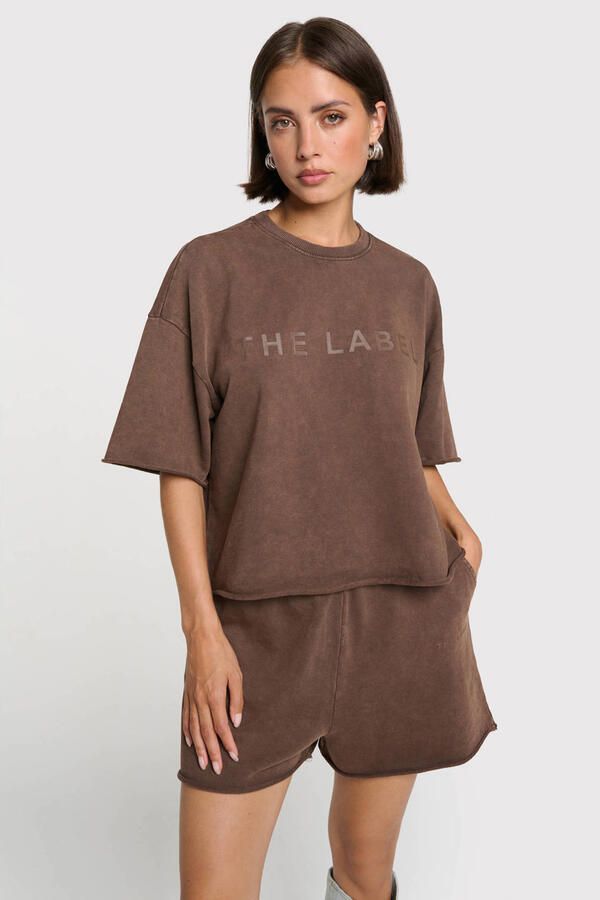 Alix the Label straight regular waist casual short bruin - Foto 3