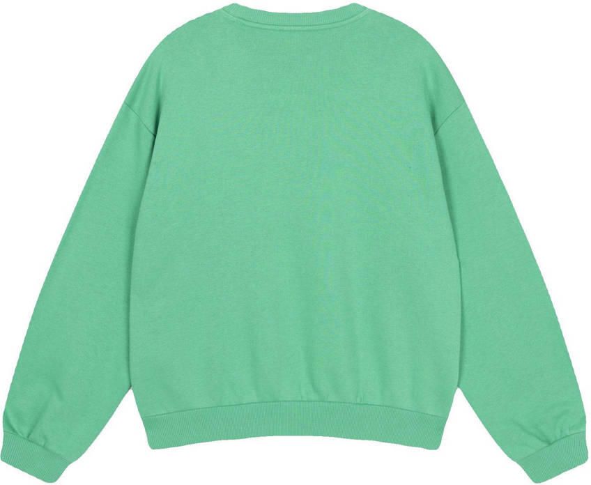 ALIX THE LABEL Dames Truien & Vesten Ladies Knitted Embroidered A Sweater Groen - Foto 6