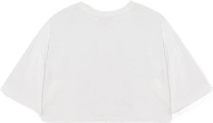 ALIX THE LABEL Dames Tops & T-shirts Ladies Knitted Alix T-shirt Wit