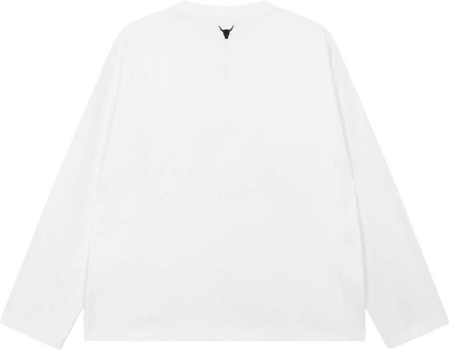 ALIX THE LABEL Dames Tops & T-shirts Ladies Knitted I Love Alix Longsleeve T-shirt Gebroken Wit - Foto 6