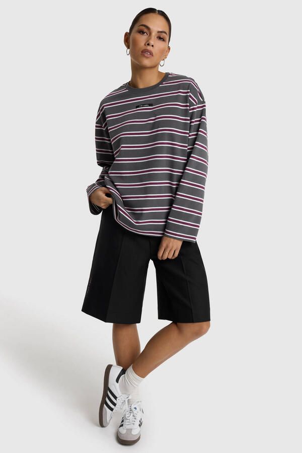 Alix the Label wide leg bermuda short zwart