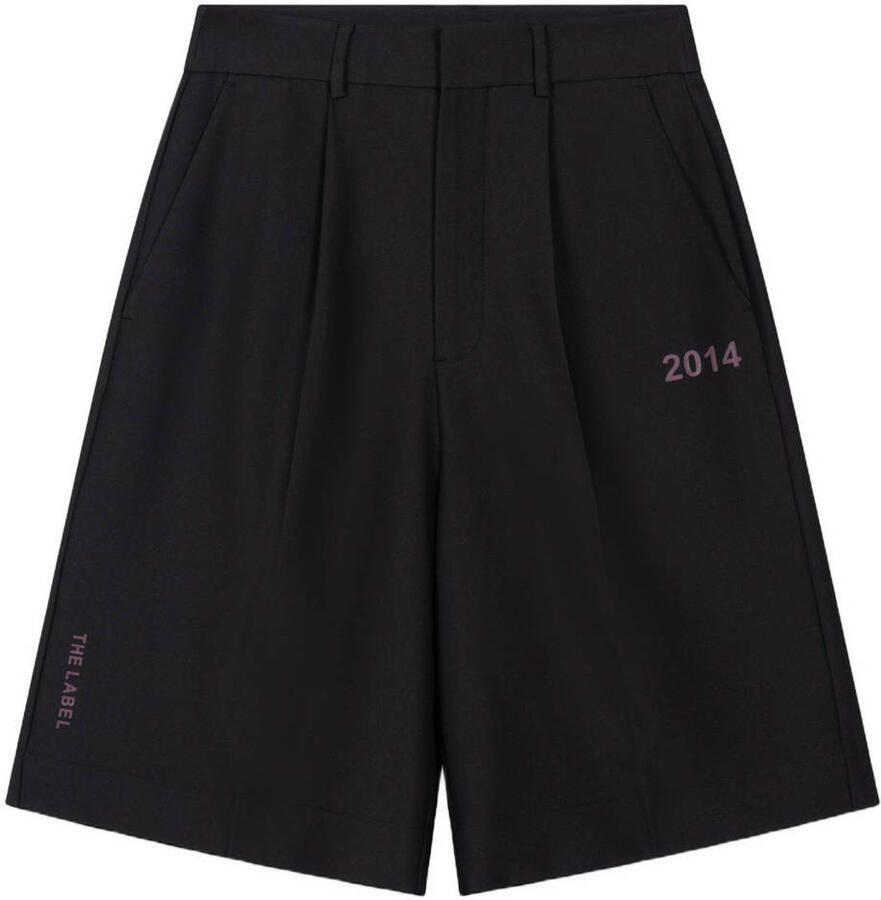 Alix the Label wide leg bermuda short zwart - Foto 2
