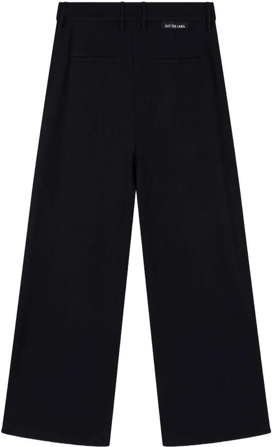Alix the Label wide leg pantalon met plooien zwart - Foto 2