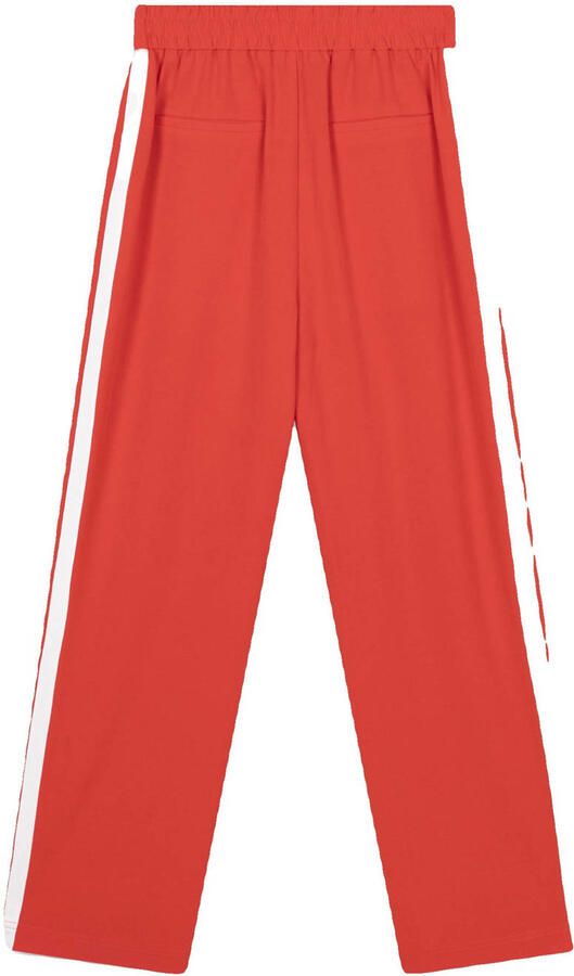 ALIX THE LABEL Dames Broeken Ladies Woven Strass Stripe Pants Rood - Foto 6