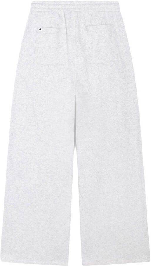 ALIX THE LABEL Dames Broeken Ladies Knitted Wide Leg Sweat Pants Lichtgrijs - Foto 7