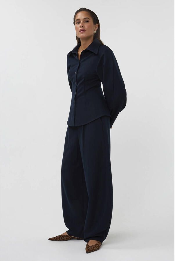 AMAYA Amsterdam barrel broek donkerblauw - Foto 2