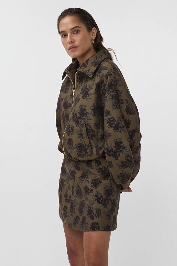 AMAYA AMSTERDAM Dames Jassen Cruz Jacket Khaki - Foto 3