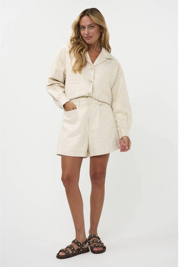 AMAYA AMSTERDAM Dames Jassen Salia Jacket Creme - Foto 6