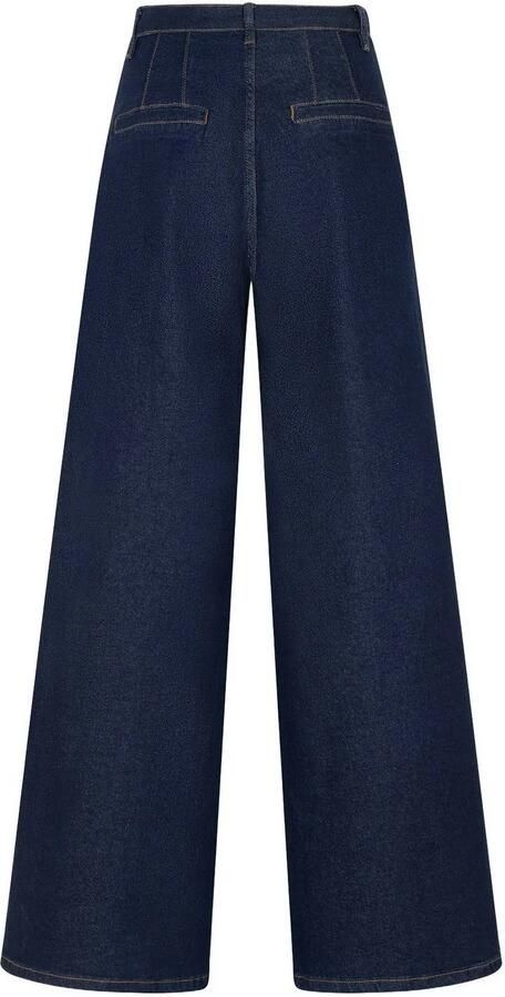 AMAYA AMSTERDAM Dames Broeken Aria Pants Donkerblauw - Foto 6