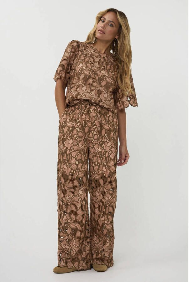 AMAYA AMSTERDAM Dames Blouses Meggan Top Camel - Foto 5