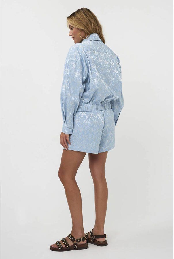 AMAYA Amsterdam jasje met paisley print lichtblauw - Foto 2