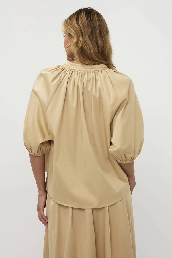 AMAYA AMSTERDAM Dames Rokken Sutton Skirt Beige - Foto 7