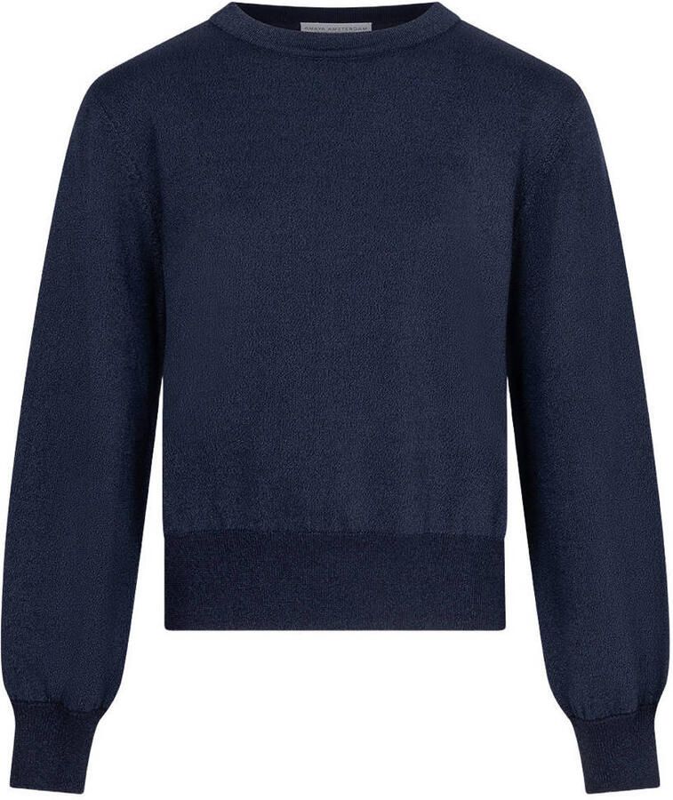 AMAYA Amsterdam pullover met glitters donkerblauw - Foto 2