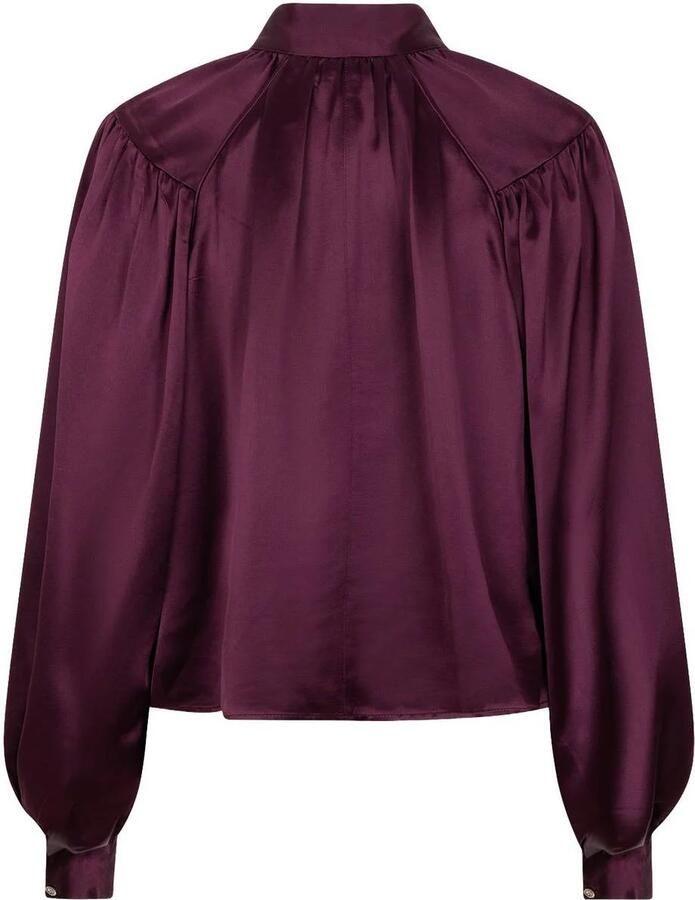 AMAYA AMSTERDAM Dames Blouses Auora Blouse Bordeaux - Foto 6
