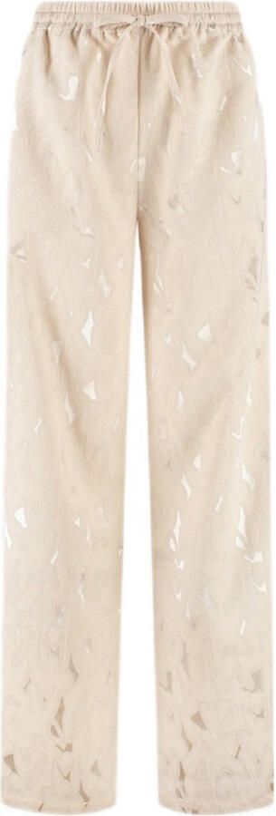AMAYA Amsterdam straight high waist broek beige - Foto 6