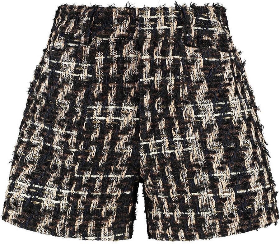 AMAYA Amsterdam straight high waist casual short zwart - Foto 5