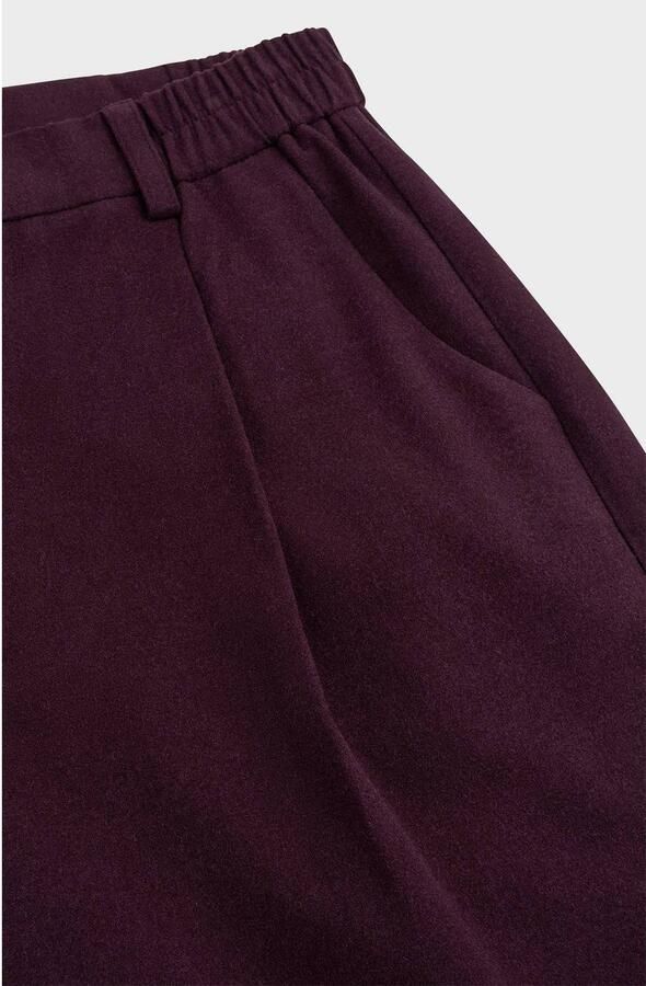 AMAYA Amsterdam tapered broek aubergine - Foto 2