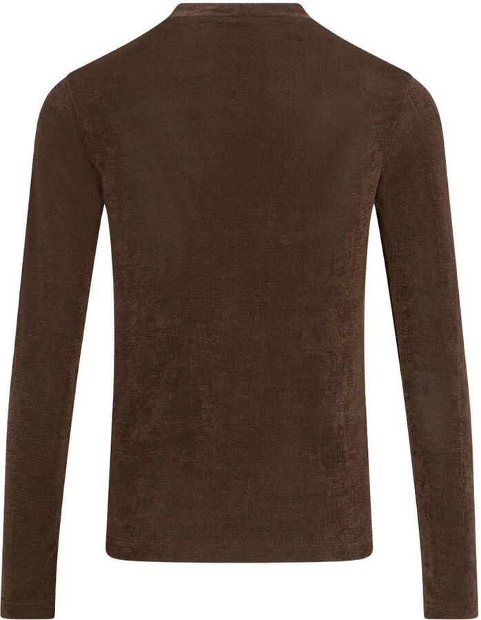 AMAYA AMSTERDAM Dames Tops & T-shirts Lara Top Bruin - Foto 5