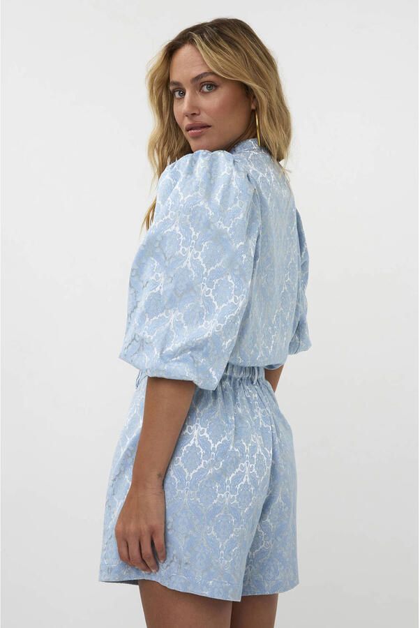 AMAYA Amsterdam top met paisley print lichtblauw - Foto 3