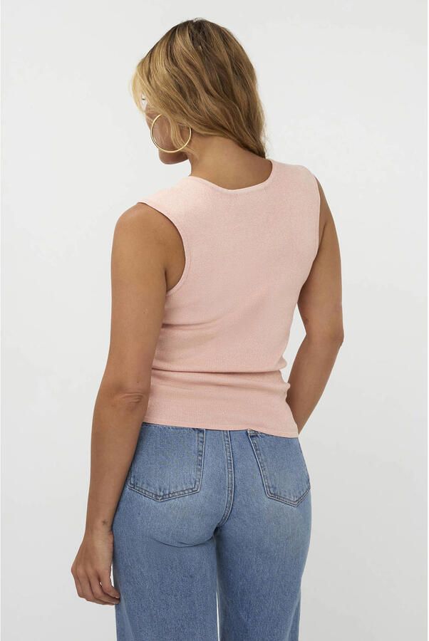 AMAYA AMSTERDAM Dames Tops & T-shirts Sunroot Top Lichtroze - Foto 6