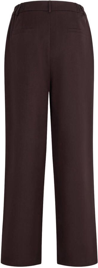 AMAYA Amsterdam wide leg broek donkerbruin - Foto 3