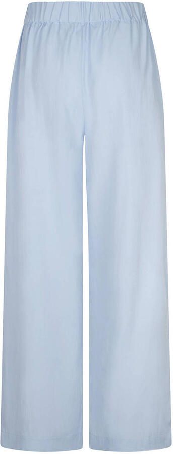AMAYA Amsterdam wide leg regular waist broek lichtblauw - Foto 2