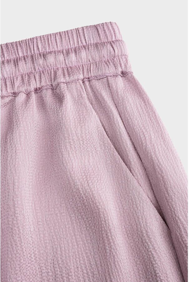 AMAYA Amsterdam wide leg regular waist broek paars - Foto 5