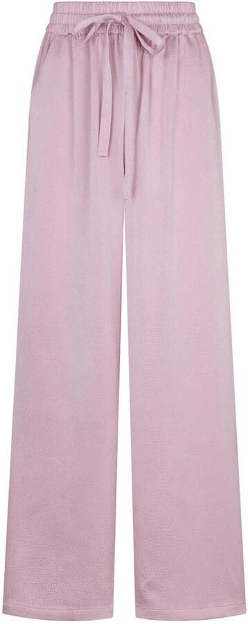 AMAYA Amsterdam wide leg regular waist broek paars - Foto 6