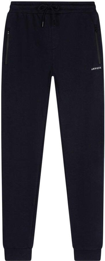 Ambique slim sweatpants marineblauw