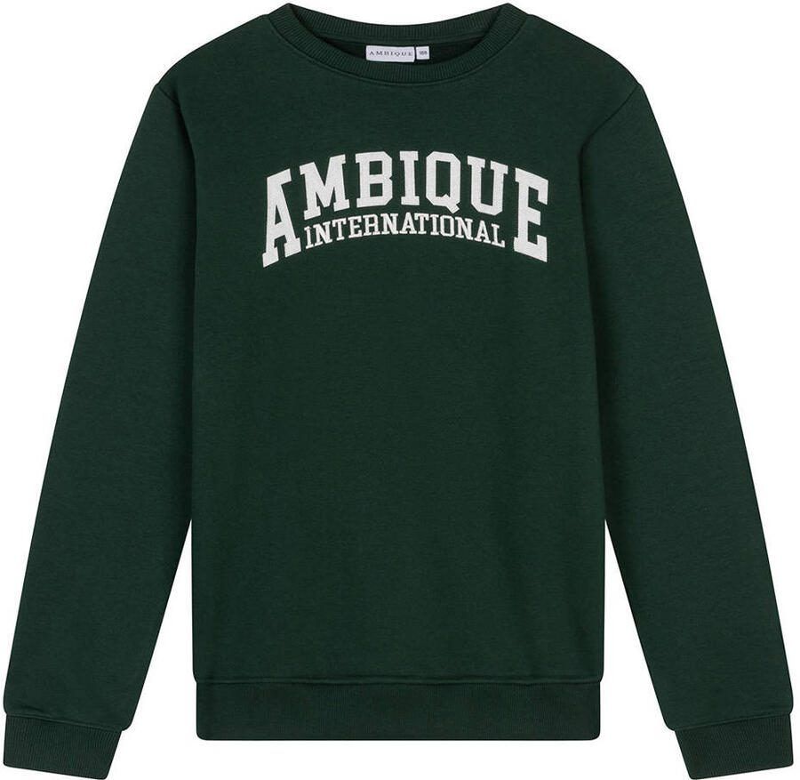 Ambique sweater donkergroen