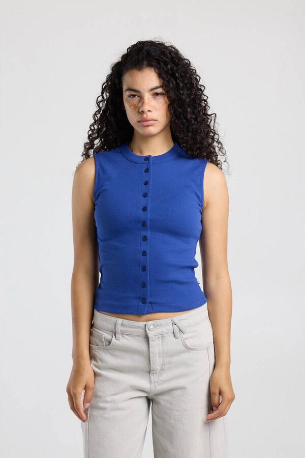 America Today aansluitende top blauw