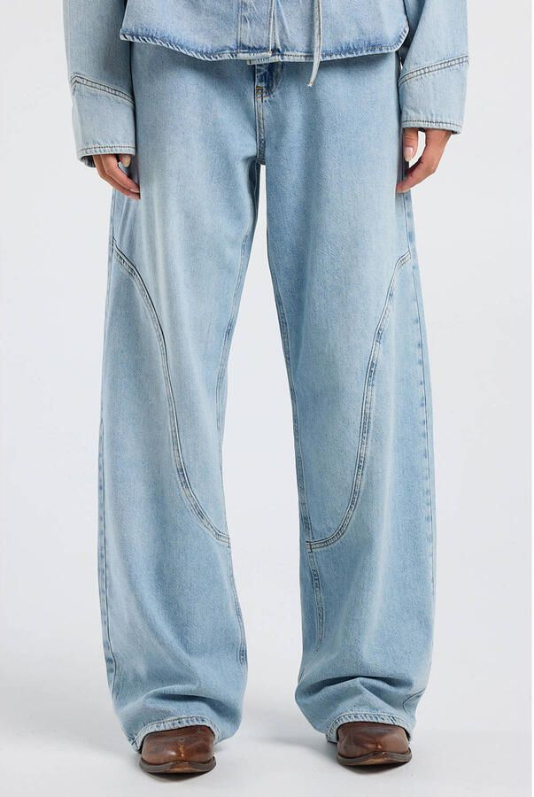 America Today Atlanta loose fit jeans light blue