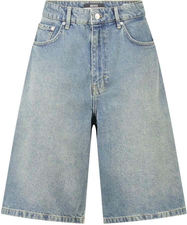 America Today baggy denim short blauw