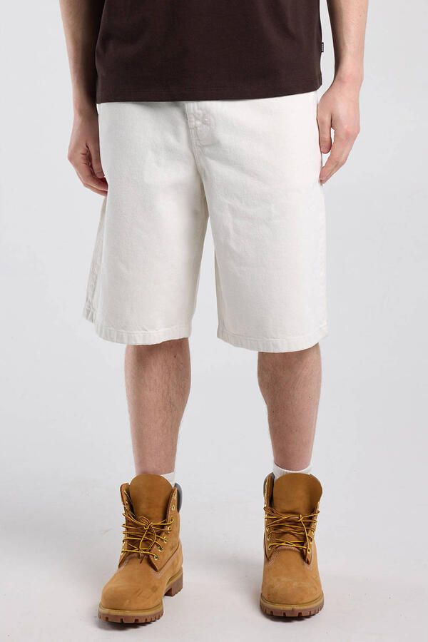 America Today baggy denim short ecru