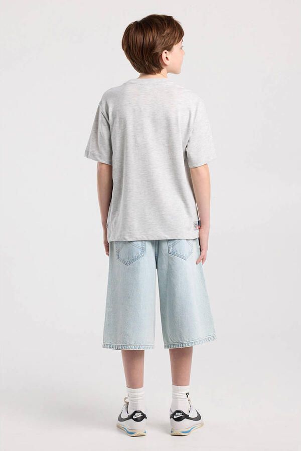 America Today baggy jort light blue denim - Foto 2