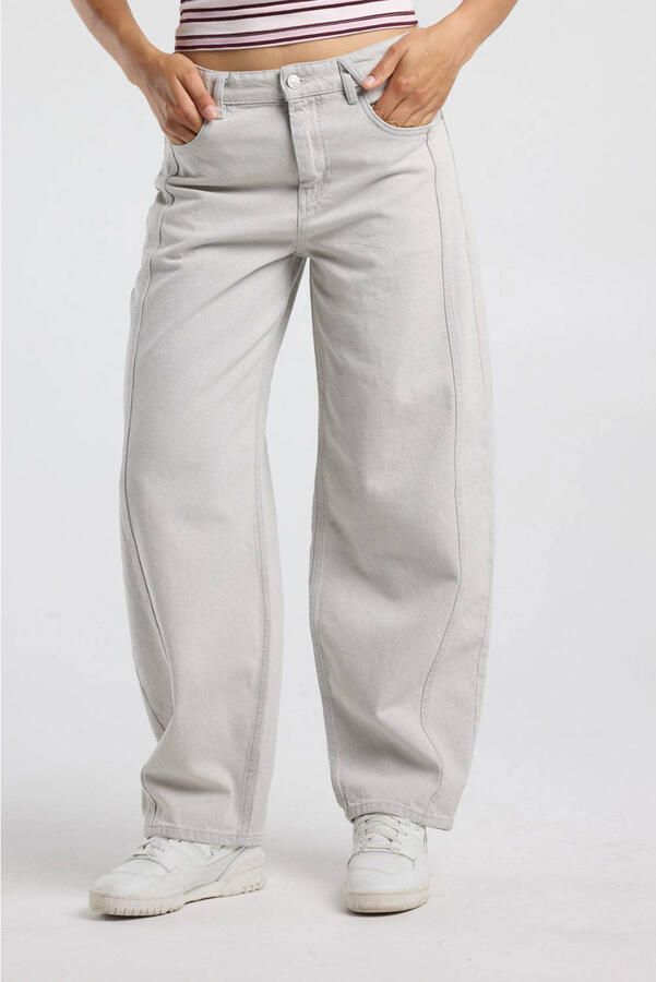 America Today barrel jeans grijs