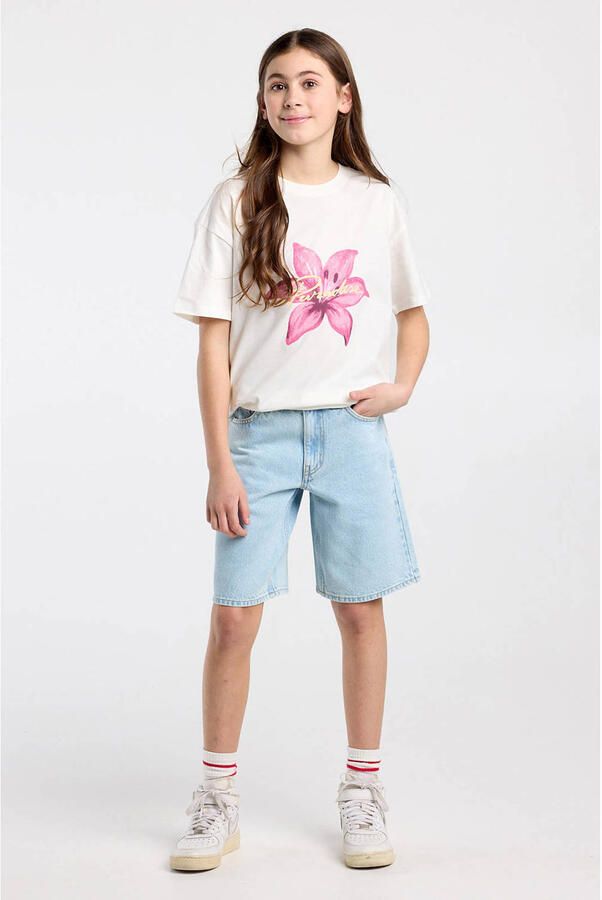 America Today bermuda short light blue denim - Foto 2