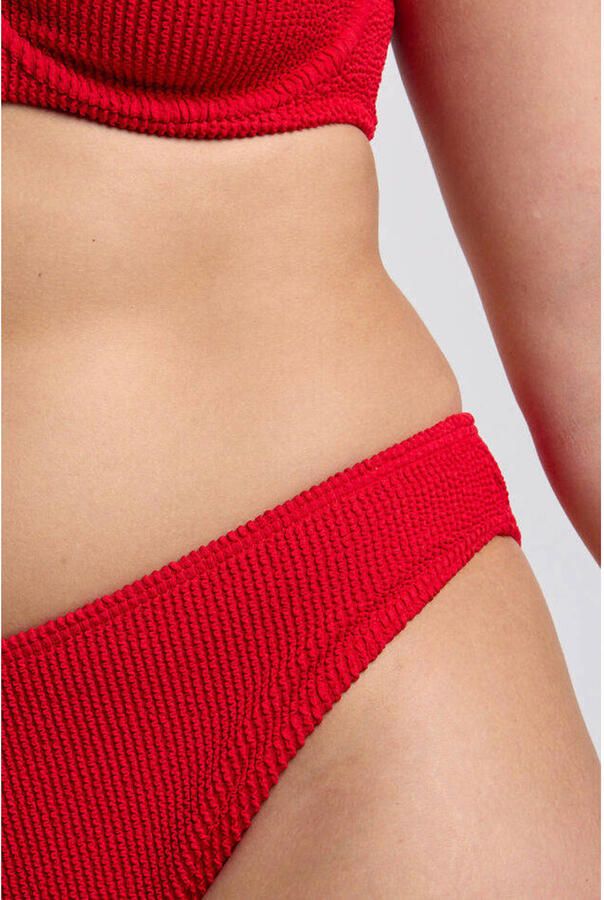 America Today bikinibroekje Aliana met textuur rood - Foto 3
