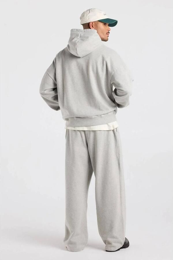 America Today boxy hoodie met borduursels light grey - Foto 2