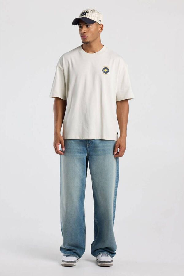 America Today boxy T-shirt met backprint ecru - Foto 3