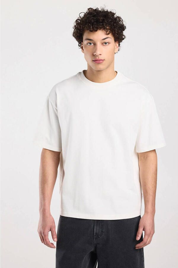 America Today boxy T-shirt wit
