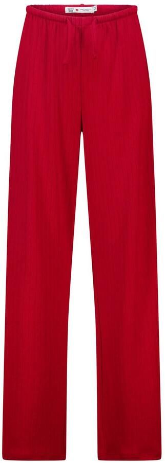 America Today casual broek rood Meisjes Polyester Effen