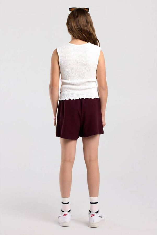 America Today casual short donkerrood - Foto 2