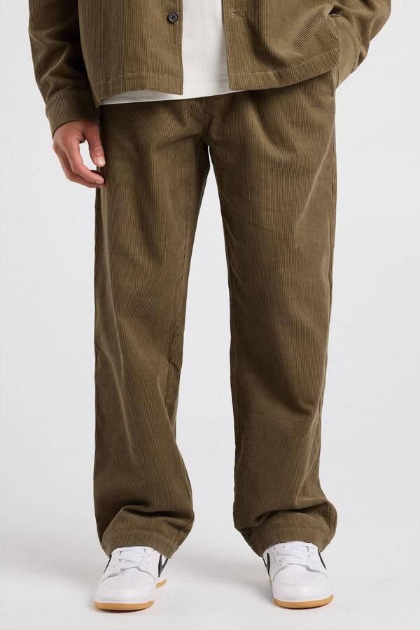 America Today corduroy relaxed fit casual broek bruin - Foto 2