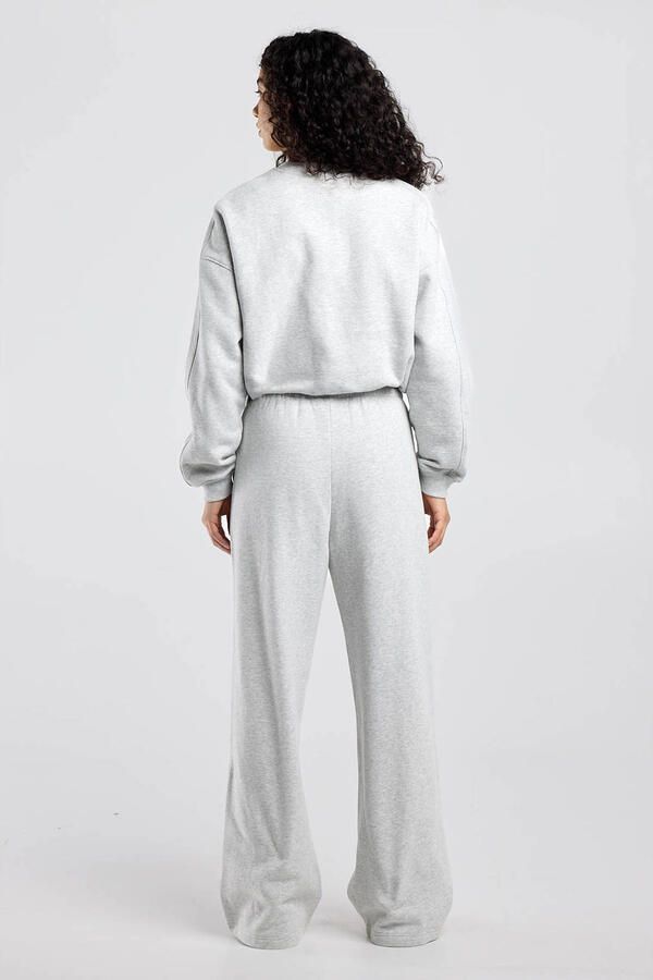 America Today cropped trui grijs - Foto 3