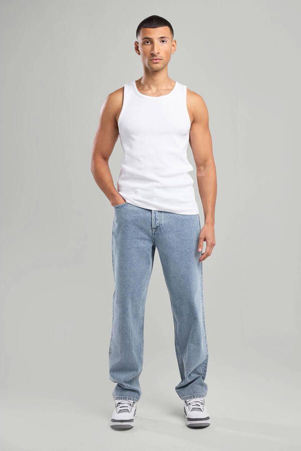 America Today Dallas loose fit jeans medium blue - Foto 1